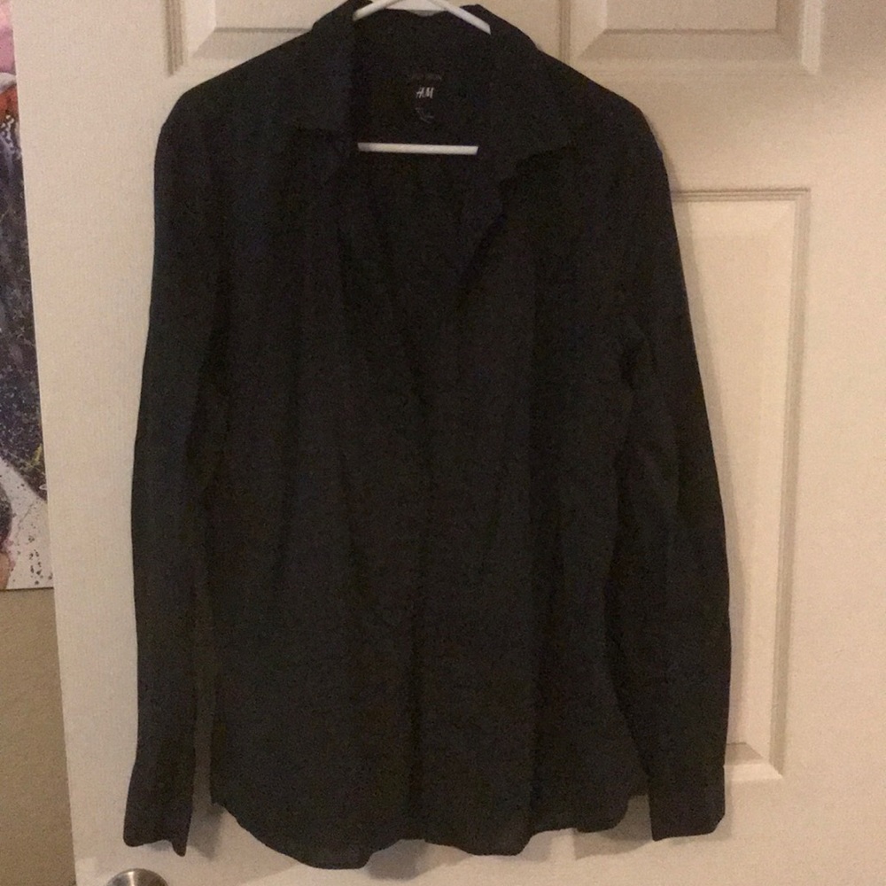 Black H&M Dress Shirt
